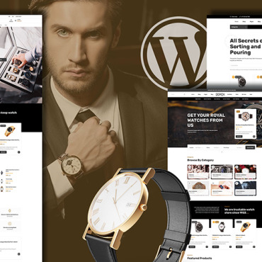Clock Shop Website Templates 146482