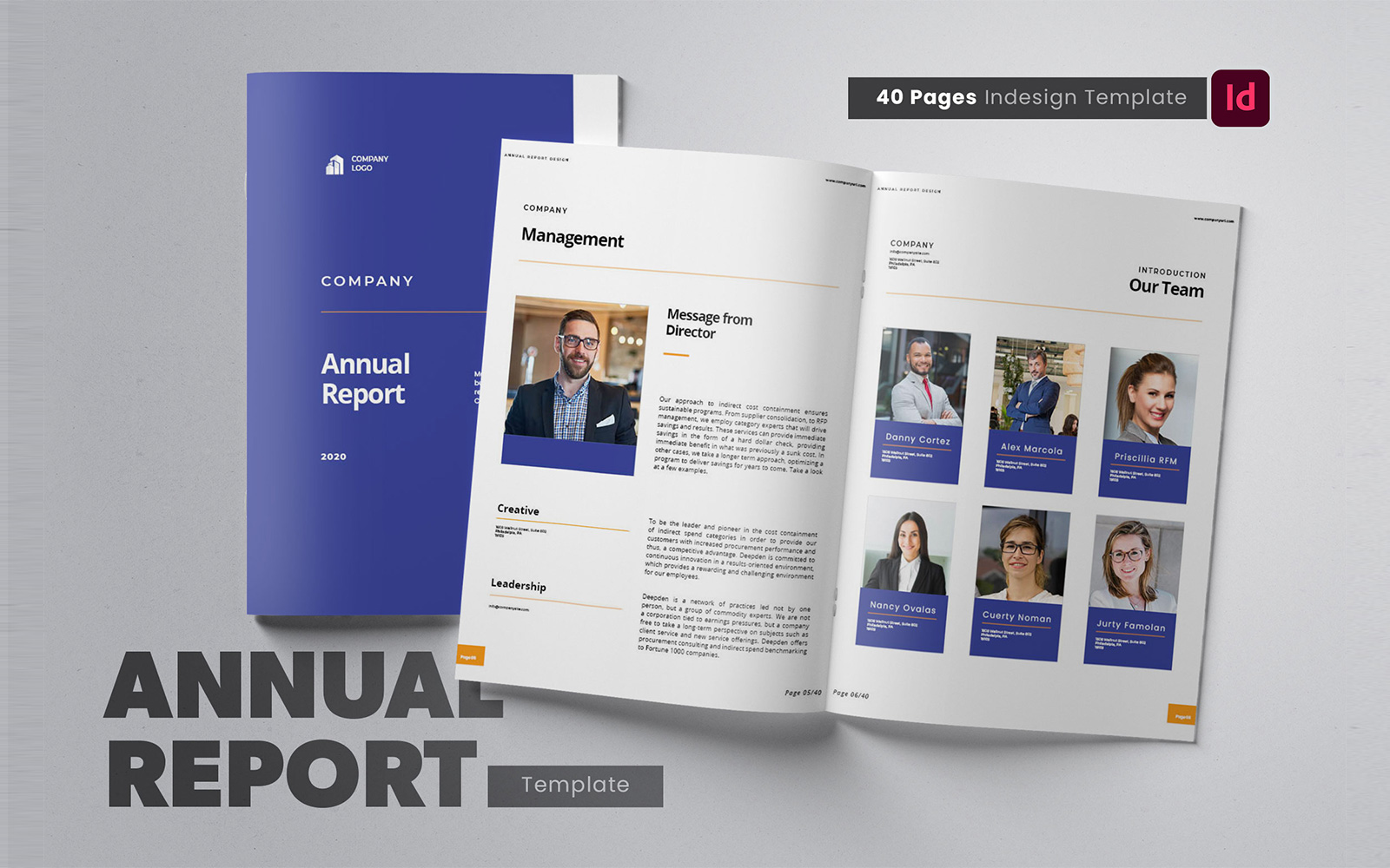 Company Annual Report Indesign Template