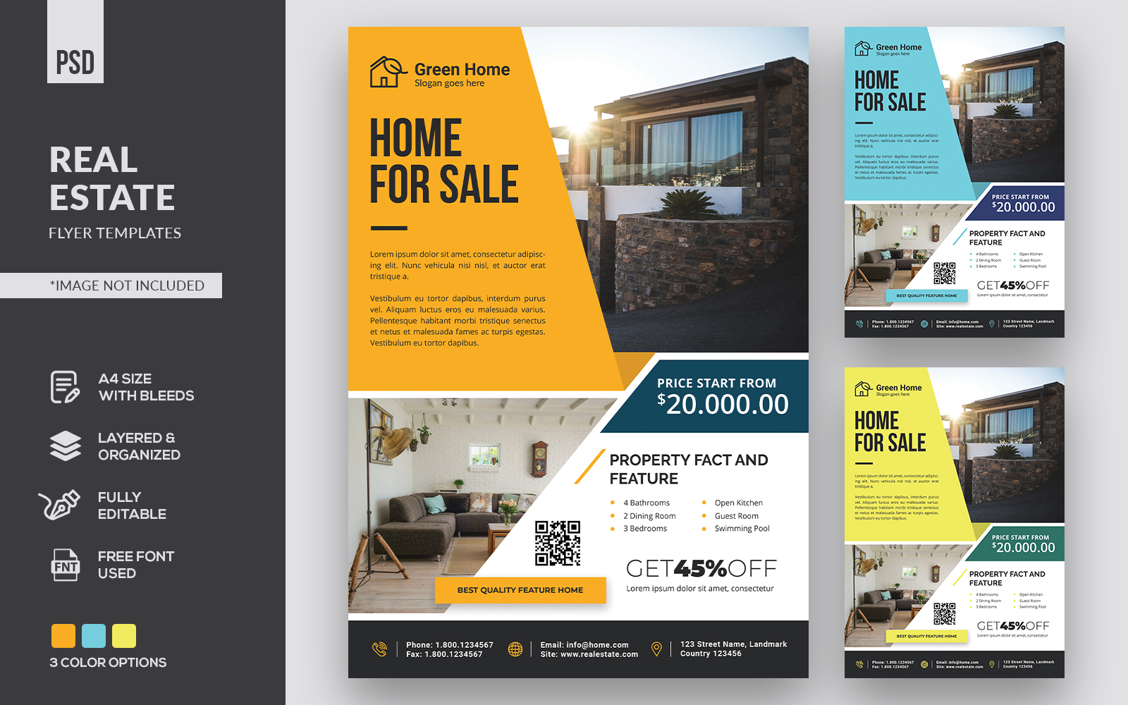 Real Estate Flyer - Corporate Identity Template