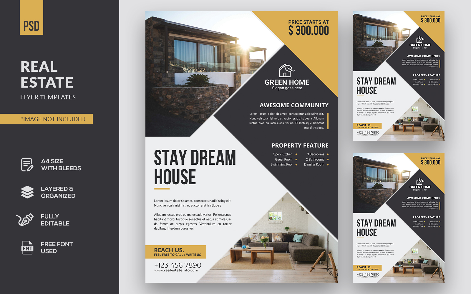 Real Estate Flyer - Corporate Identity Template