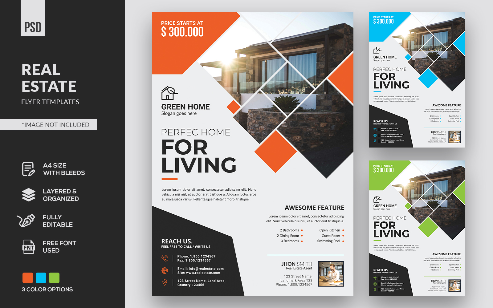 Real Estate Flyer - Corporate Identity Template