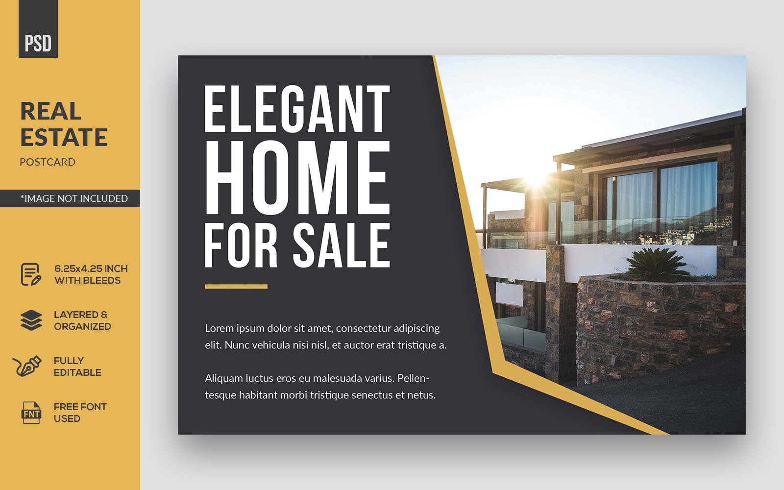 Real Estate Postcard - Corporate Identity Template