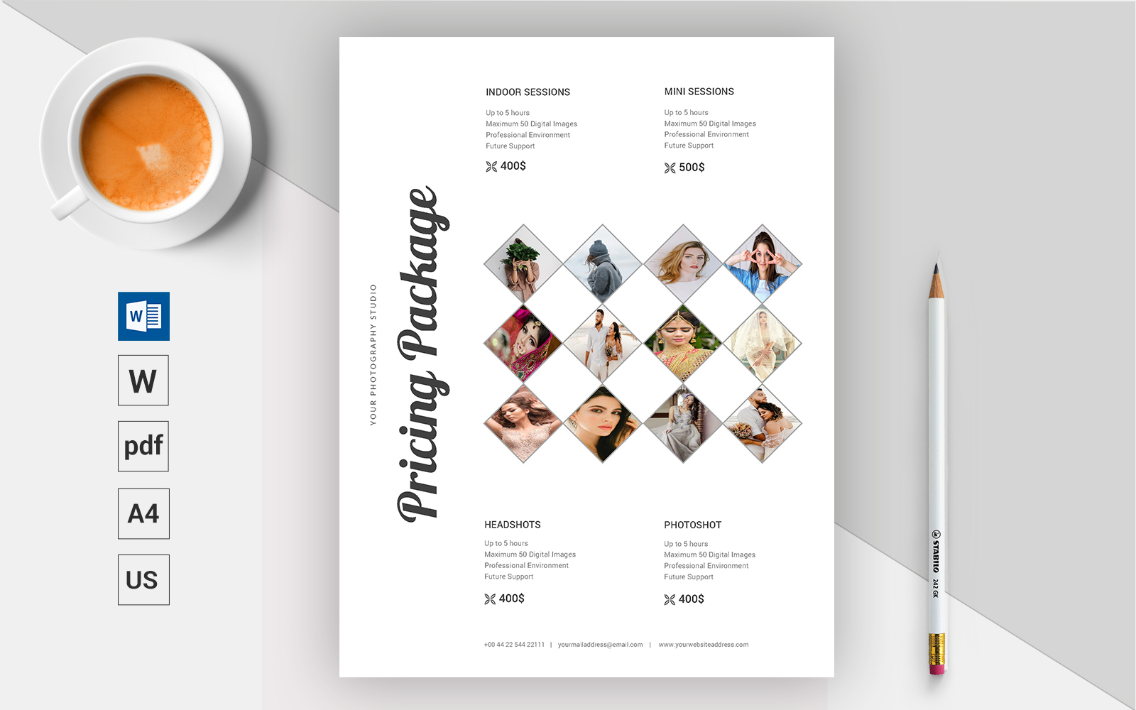 Nelson - Photography Pricing Guide - Corporate Identity Template