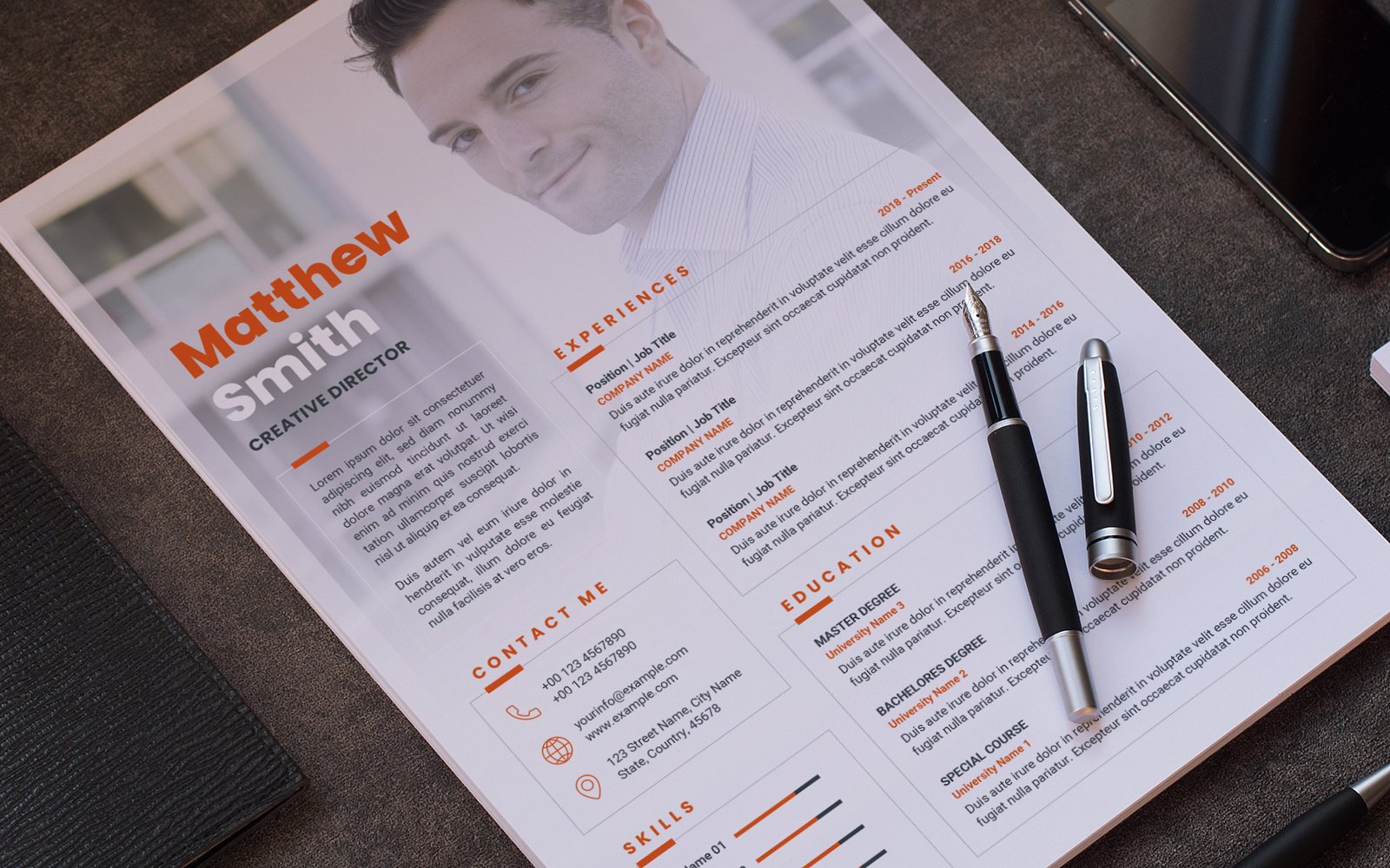 Creative Resume - Corporate Identity Template