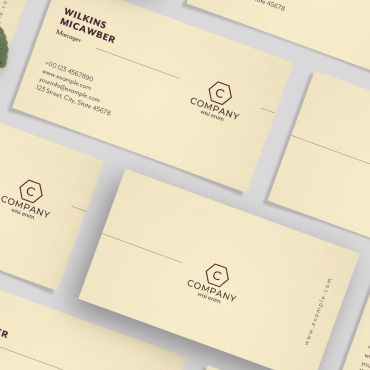 Card Minimal Corporate Identity 146643