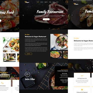 Cafe Clean Responsive Website Templates 146673
