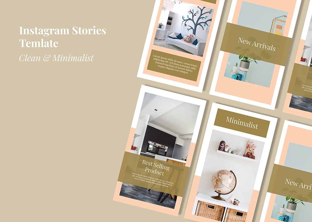 Furniture Stories Template Banner for Social Media