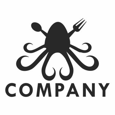 Seafood Squid Logo Templates 146751