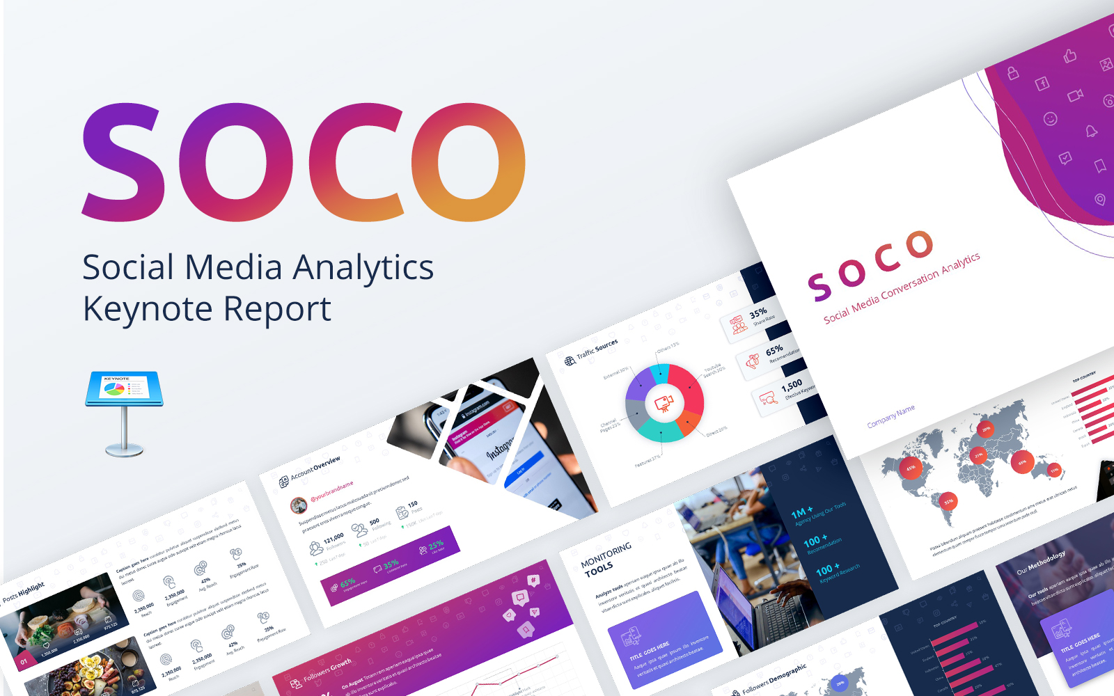 SOCO - Social Media Analytics - Keynote template