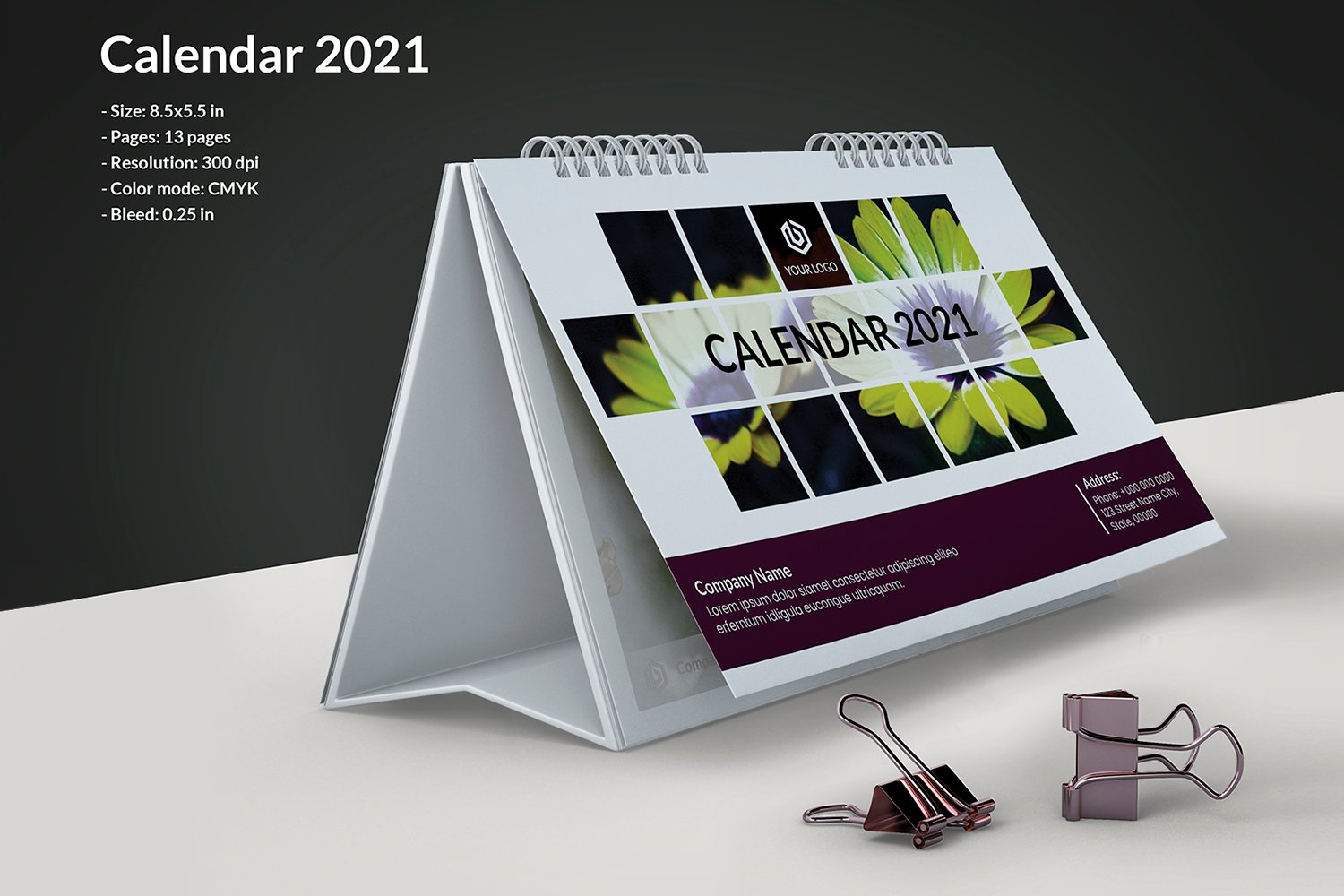 2023  Desk Calendar Planner