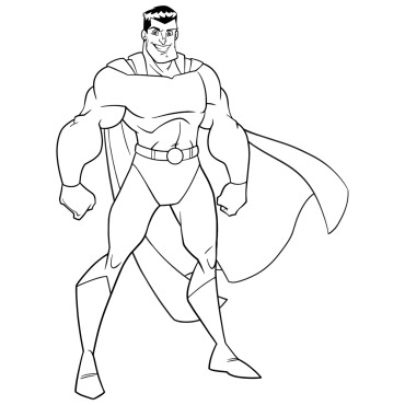 Super Hero Illustrations Templates 146841