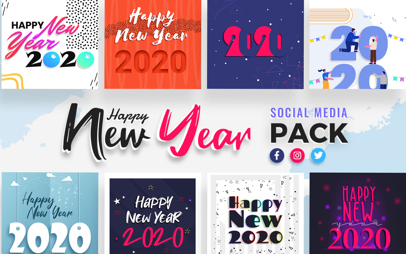 New Year Social Media Template