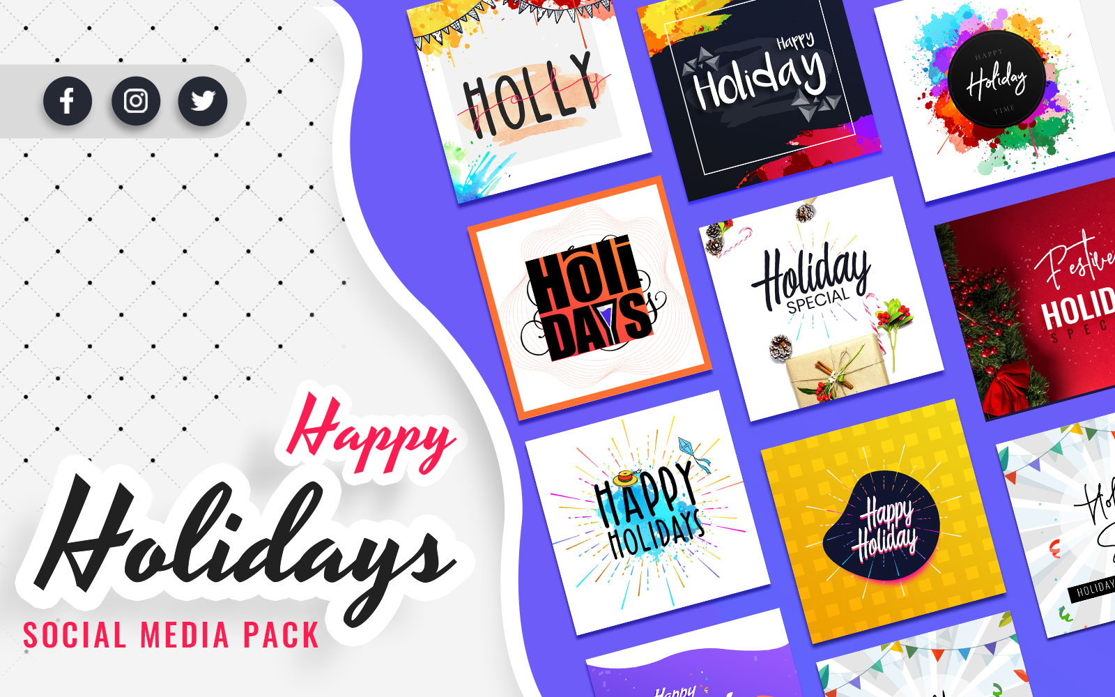 Holiday Social Media Template