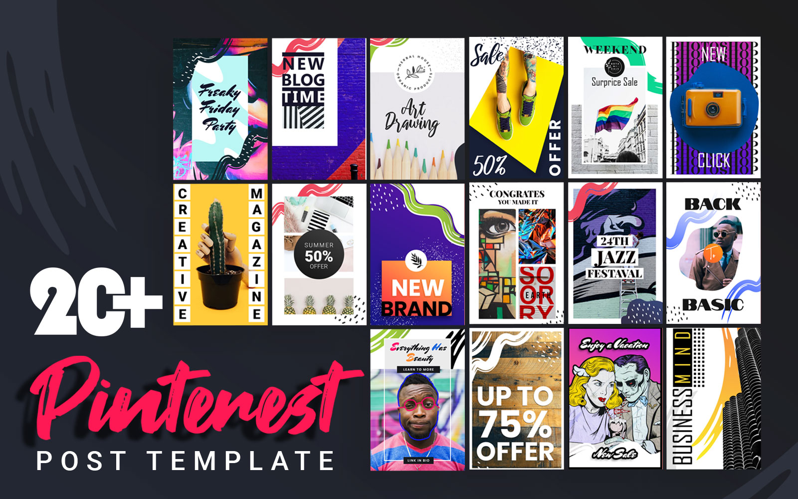 Pinterest Post Social Media Template