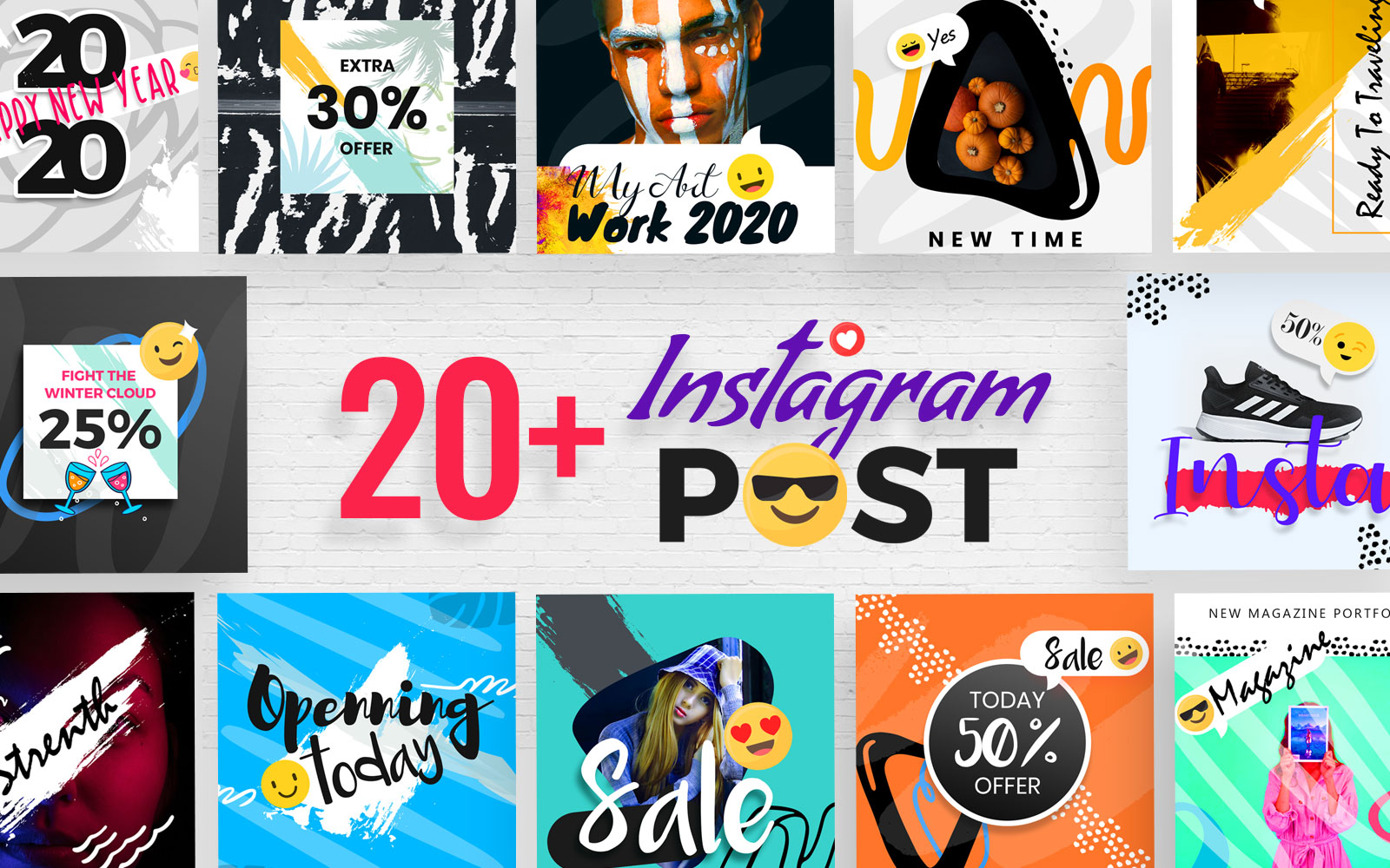 Instagram Post Social Media Template