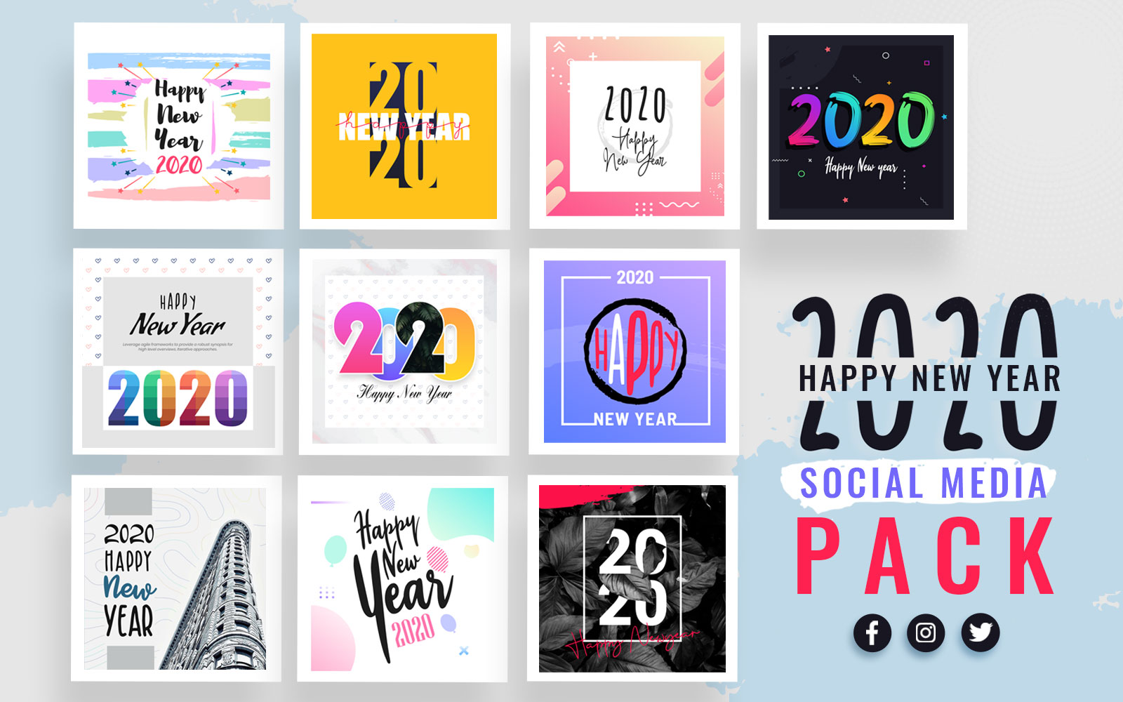 New Year Social Media Template