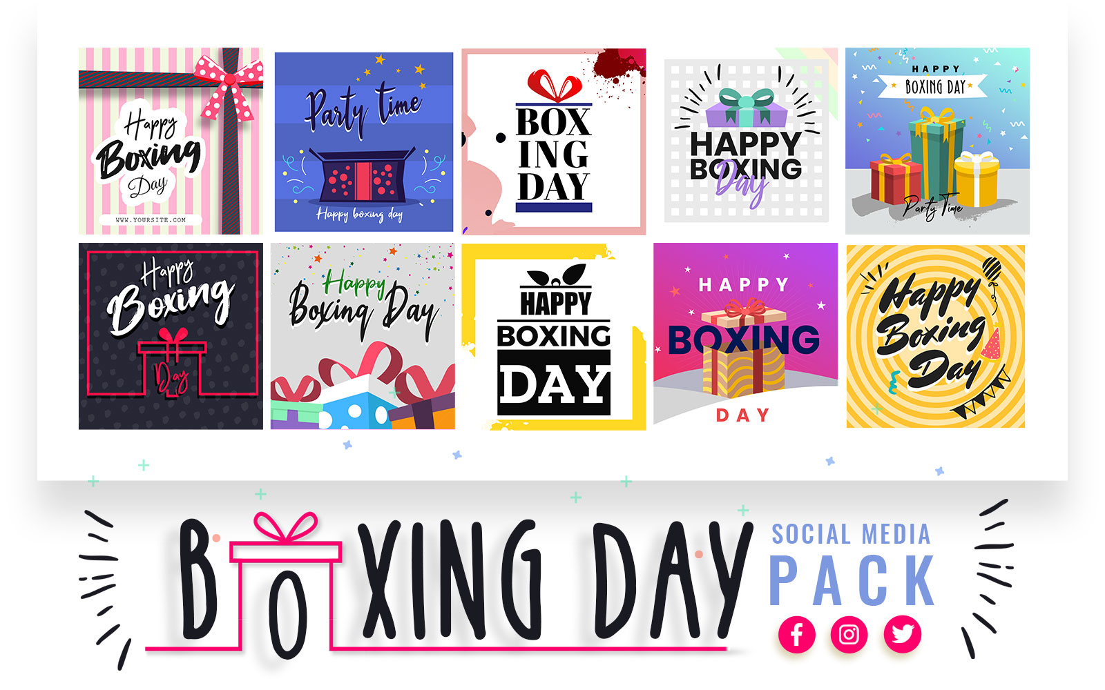 Boxing Day Social Media Template