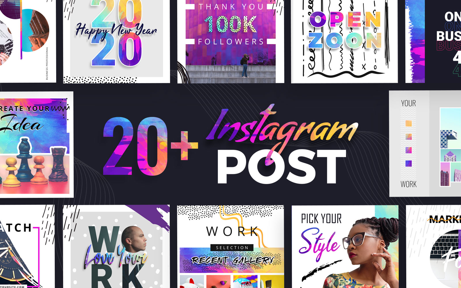 Instagram Post Social Media Template