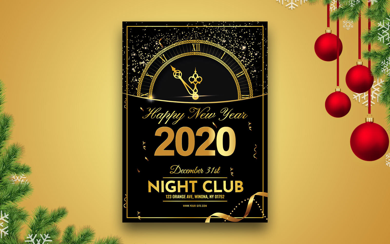 New Year Flyer - Corporate Identity Template