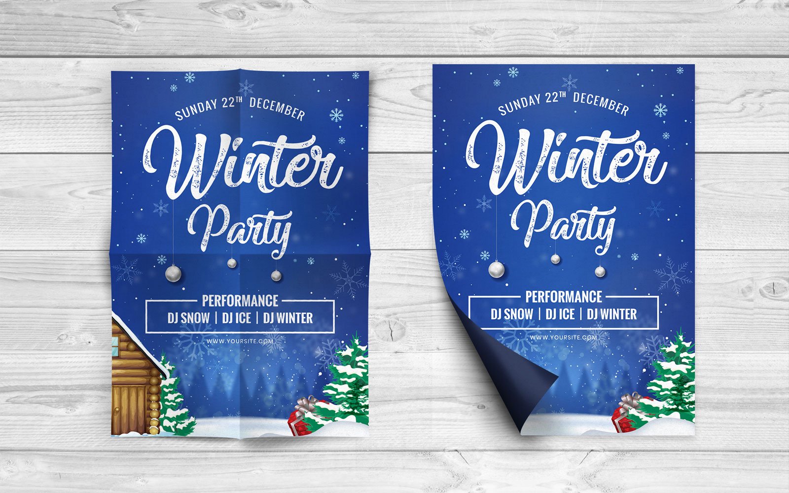 Winter Party Flyer - Corporate Identity Template