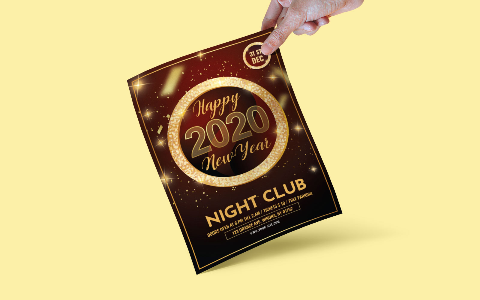 New Year Flyer - Corporate Identity Template