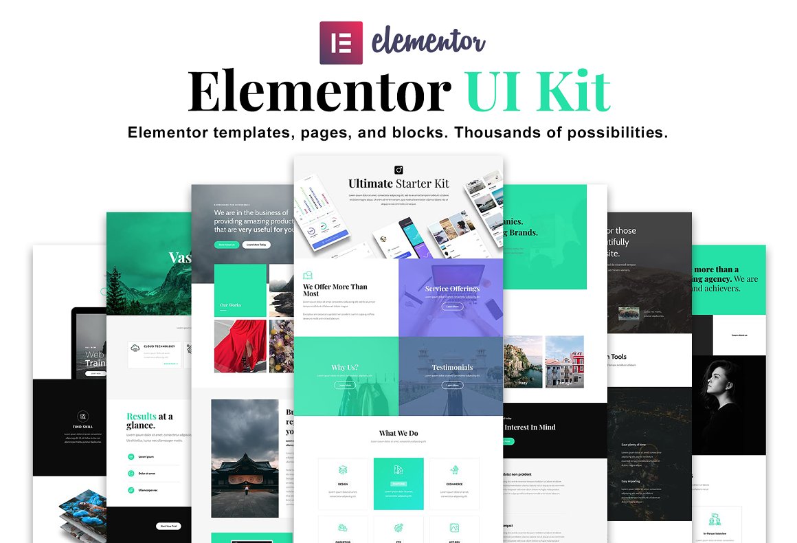 Bach - Elementor UI Kit - Templates, Blocks Kit