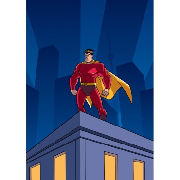 Super Hero Illustrations Templates 147244