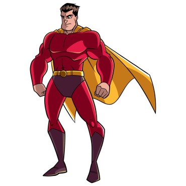 Super Hero Illustrations Templates 147261