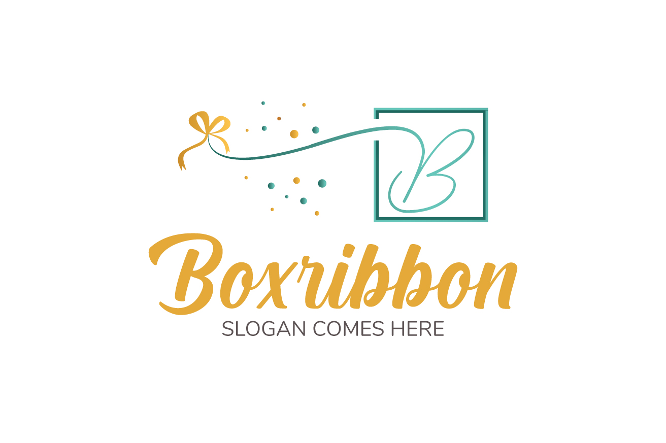 Boxribbon Logo Template - Illustration