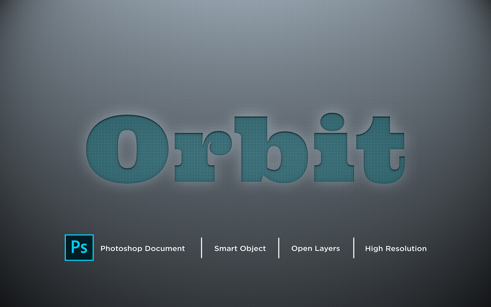 Orbit Text Effect Design Photoshop Layer Style Effect - Illustration