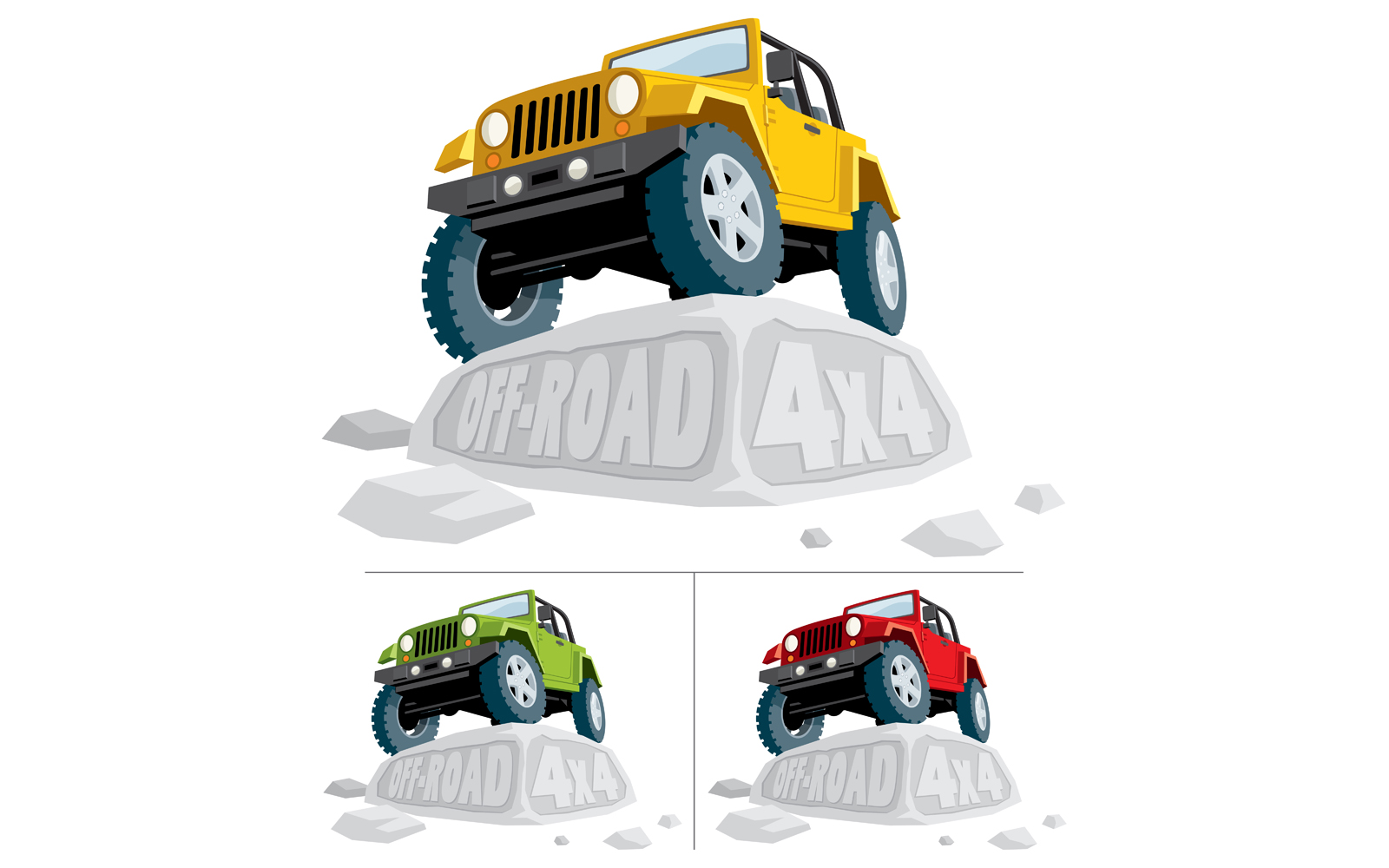 Off-Road 4x4 - Illustration