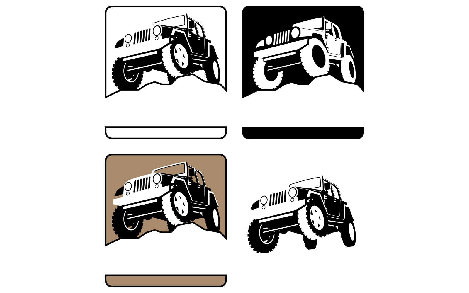 Off-Road Symbol - Illustration