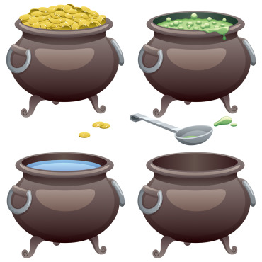 Cauldron Pot Illustrations Templates 148313