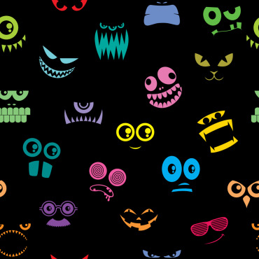 Halloween Pattern Illustrations Templates 148331