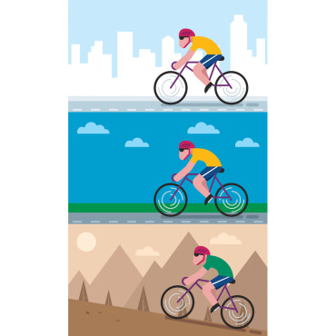 Cycle Bicycle Illustrations Templates 148347