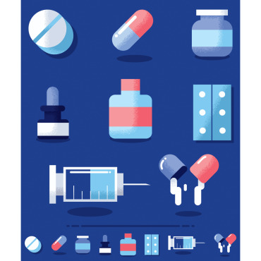 Pill Medical Illustrations Templates 148351