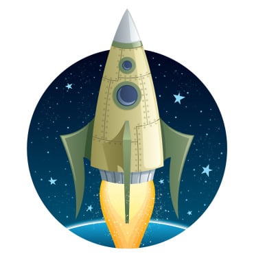 Spaceship Space Illustrations Templates 148392