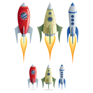 Spaceship Space Illustrations Templates 148394