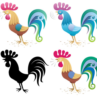 Cock Cockerel Illustrations Templates 148395