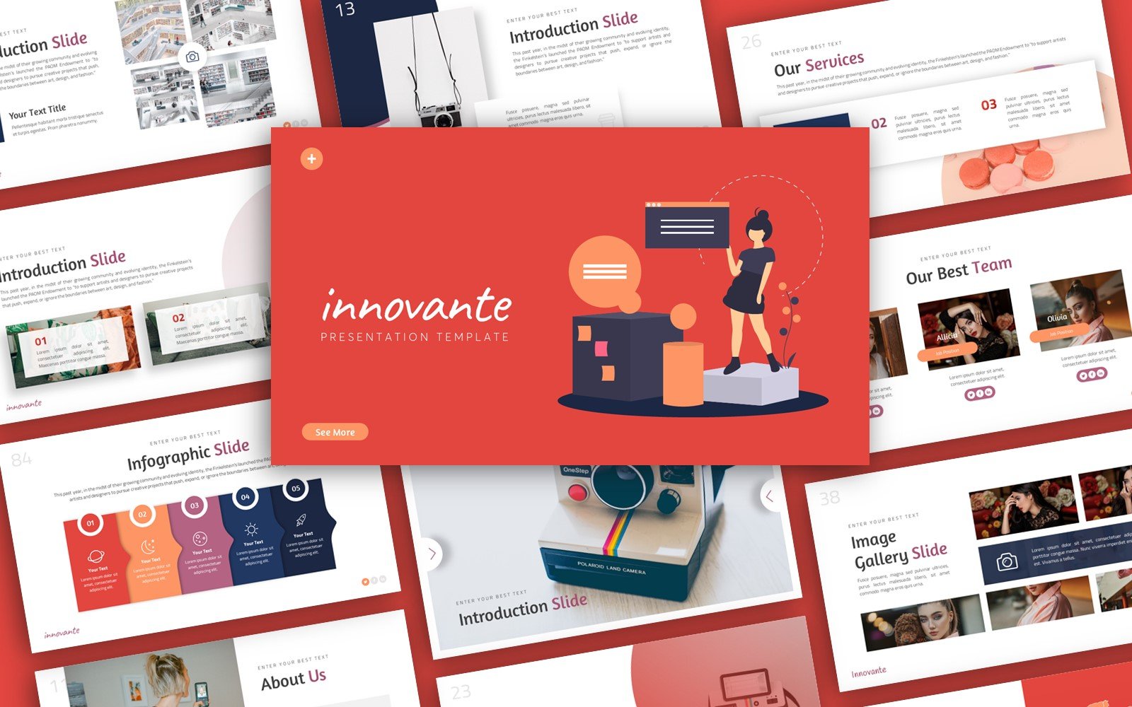 Innovante Creative Presentation PowerPoint template