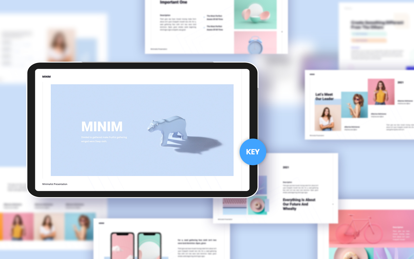 Minim - Keynote template