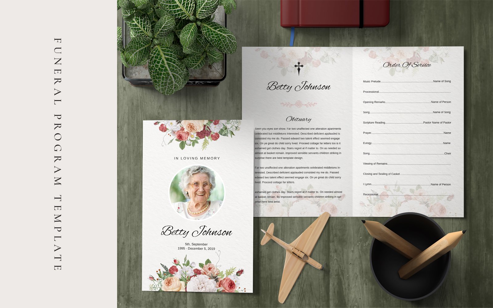 Funeral Program - Corporate Identity Template