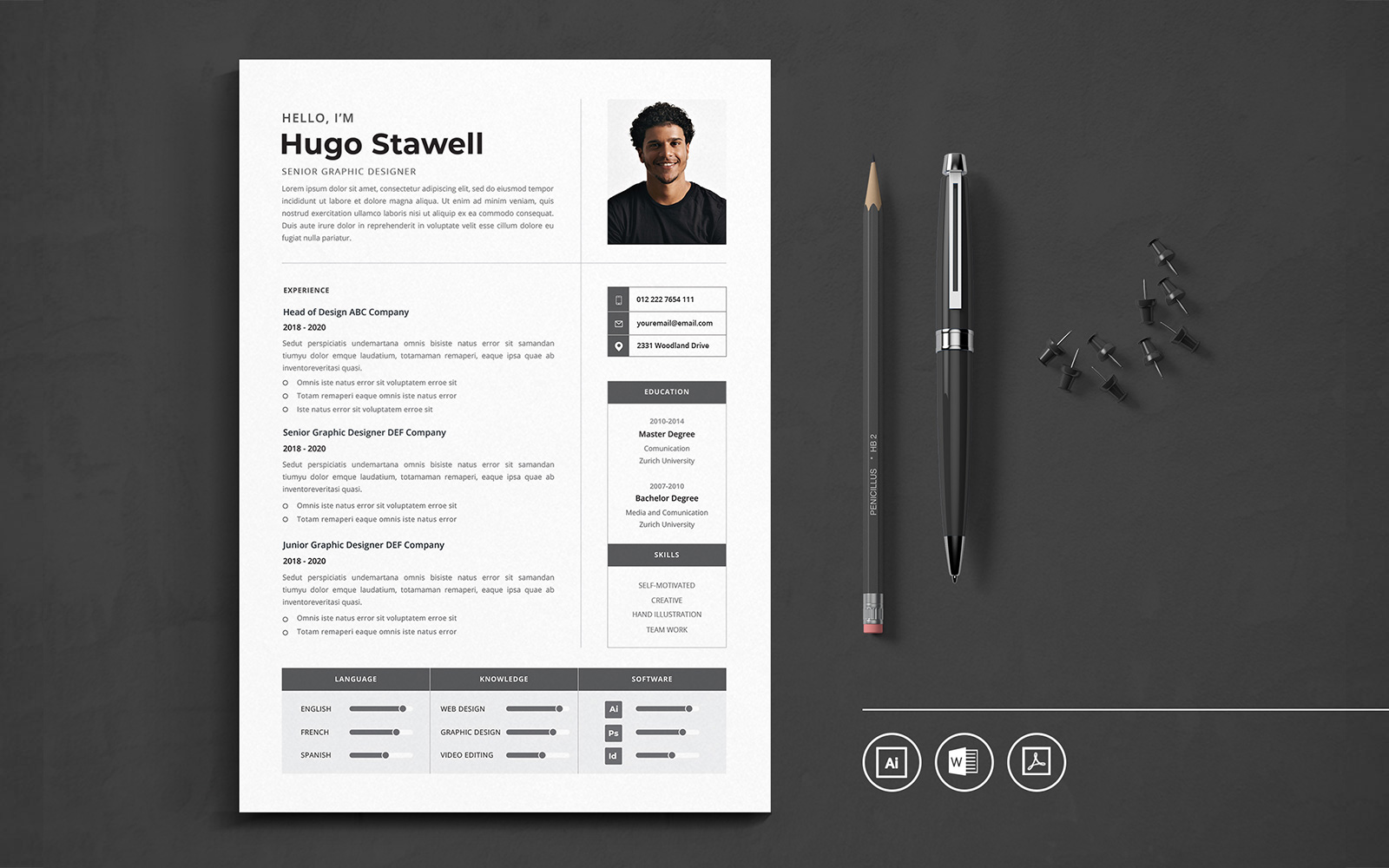 CV Vol.38 Resume Template