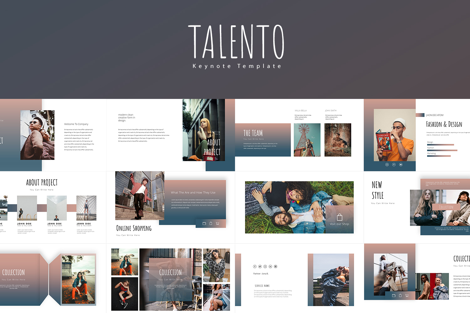 Talento - Keynote template
