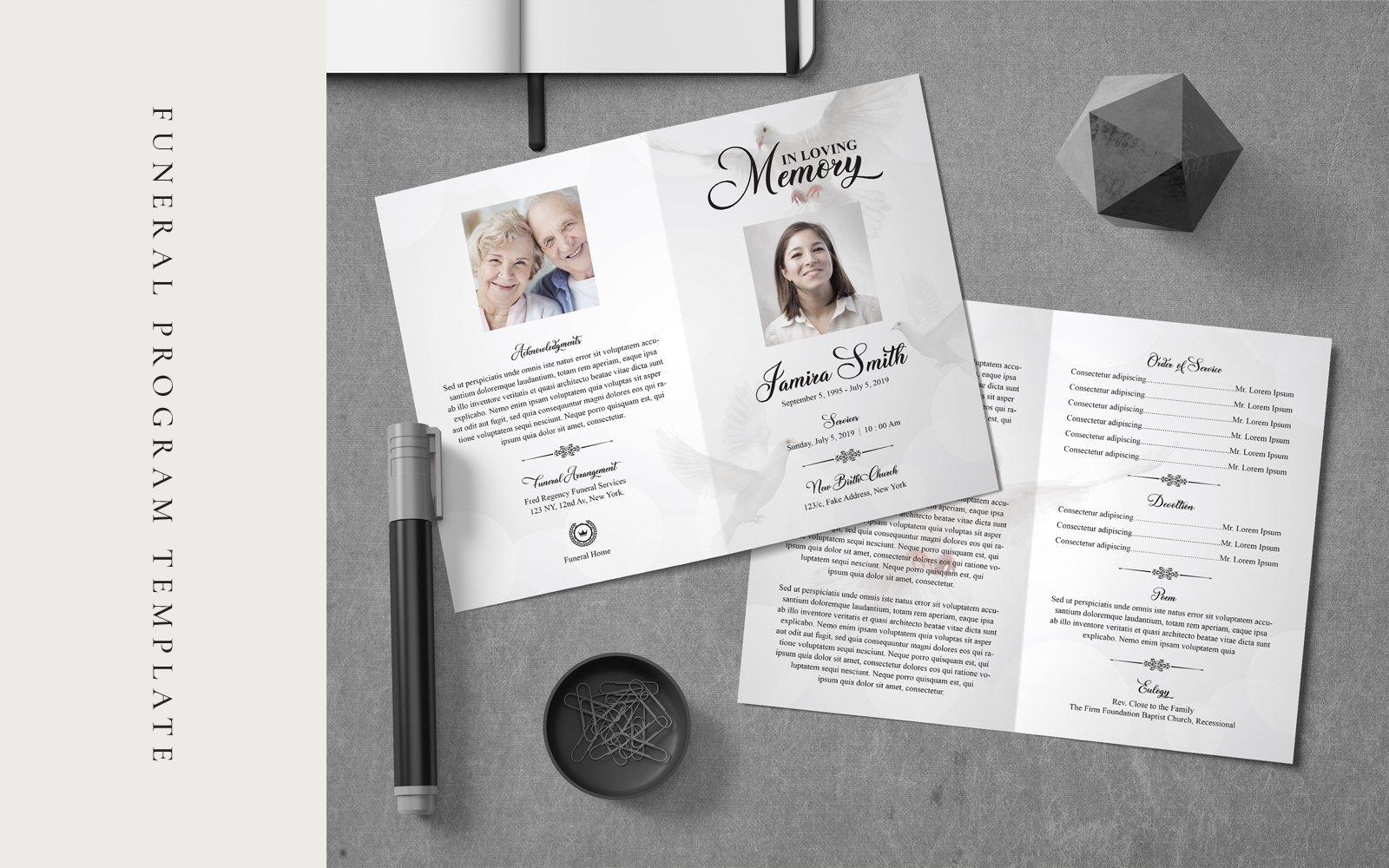 Funeral Program - Corporate Identity Template