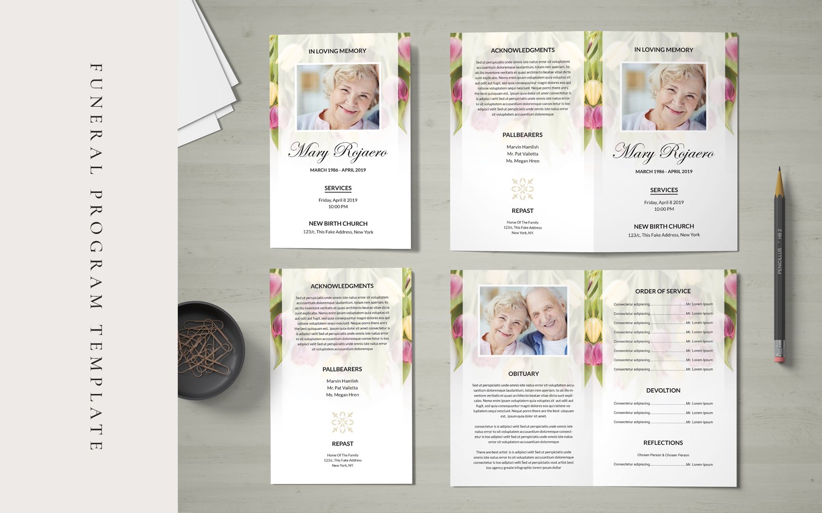 Funeral Program - Corporate Identity Template