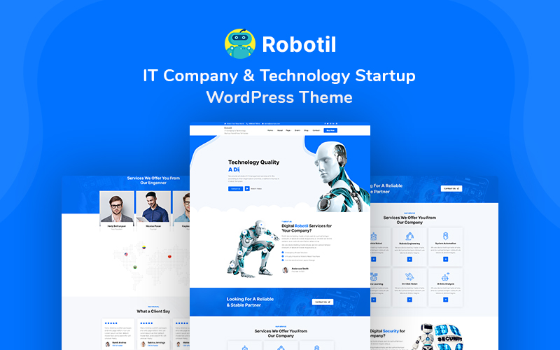 Robotil - Artificial Intelligence  and Technology WordPress Theme