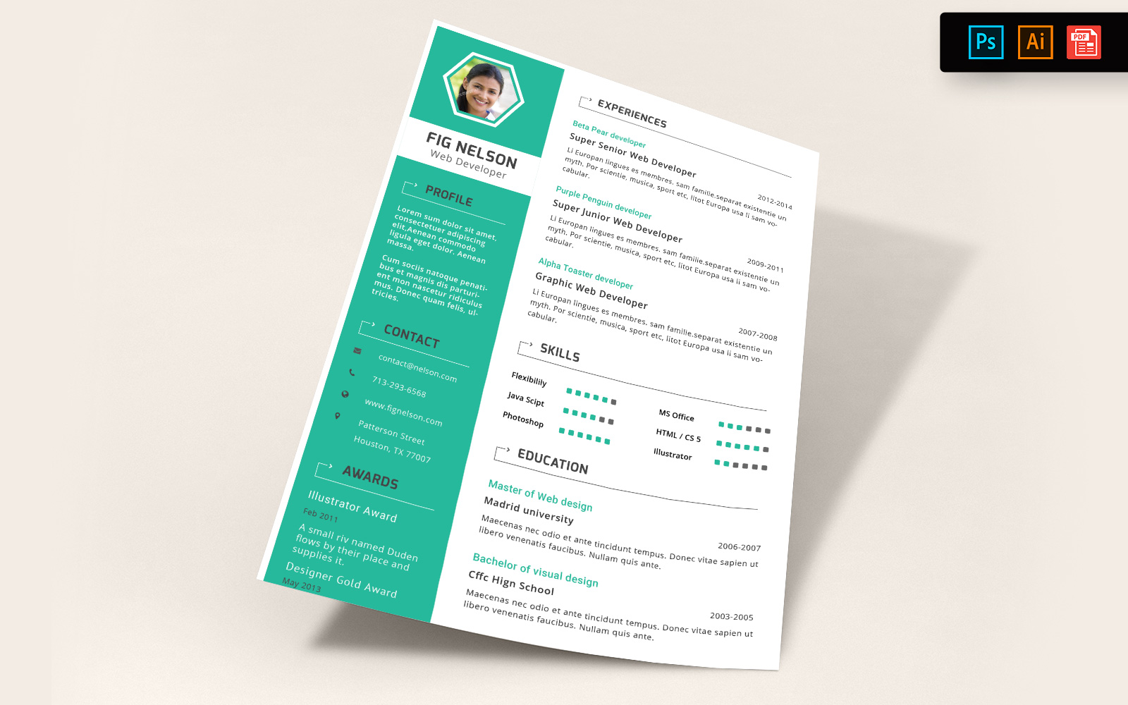 Business CV Resume Template