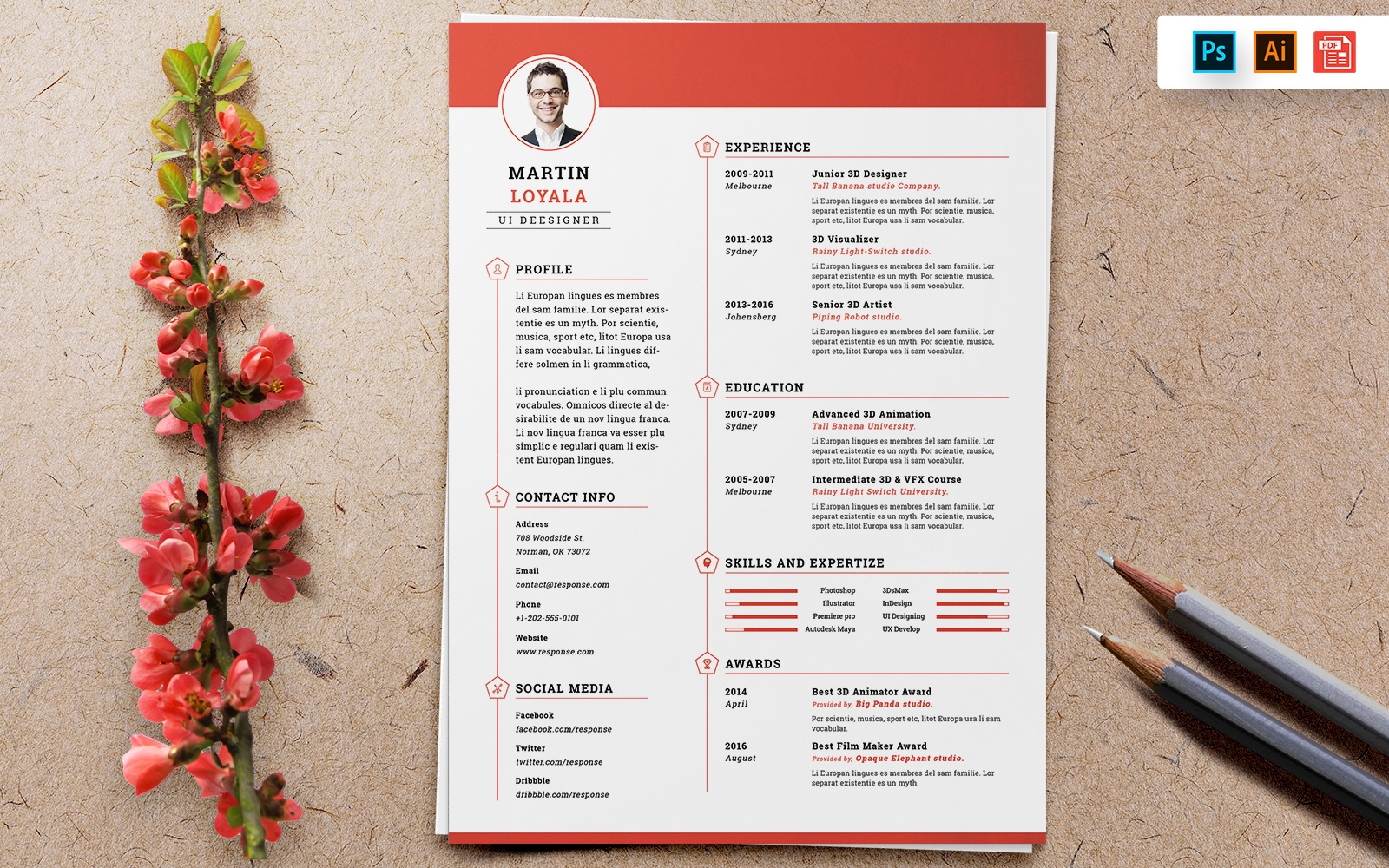 Minimal Resume Template