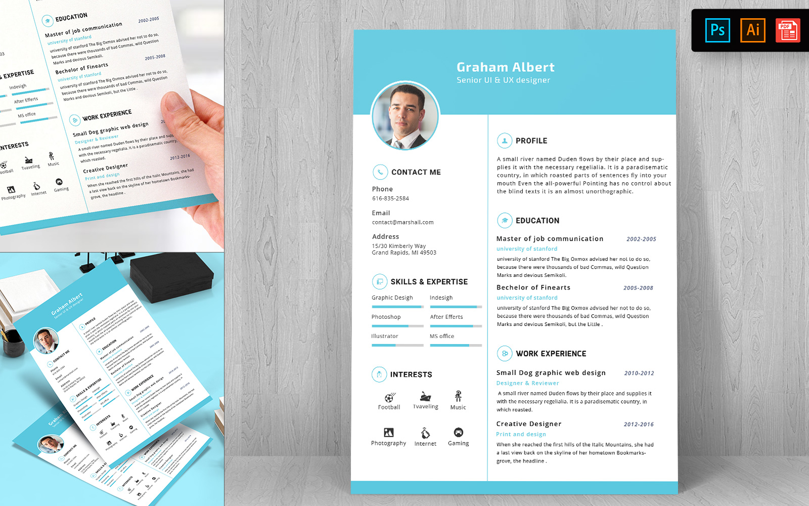 Business CV Resume Template